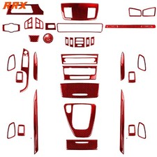 38 Stück Rot Kohlefaser