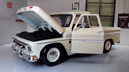 Chevrolet c10 fleetside weiß - fleetside,