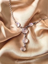 Älteres Mondstein Collier mit