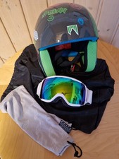 Shred Skihelm mit Brille und Schutzbeutel