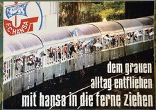 Aufkleber FC Hansa Rostock - dem grauen Alltag entfliehen