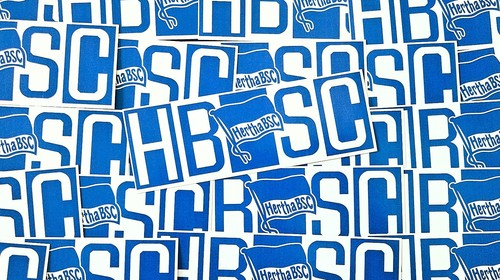 Hertha bsc aufkleber kleber - hertha,