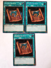3x Antike Regeln LCKC-DE039 Secret-Rare 1 Auflage YU-GI-OH Karten Playset