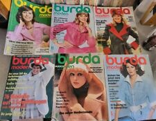 Burda Moden 6 St. 74-84 Hose Mäntel Bluse Folklore Stricken+ Schnittmuster 70er 