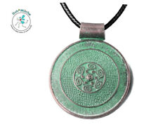 Halskette Anhänger Antike-Art Schild Amulett Talisman Glücksbringer Geschenkidee