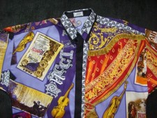 Versace seidenhemd silk - versace, seidenhemd+silk