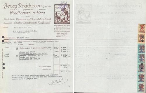 Nordhausen rechnung 1923 - nordhausen,,