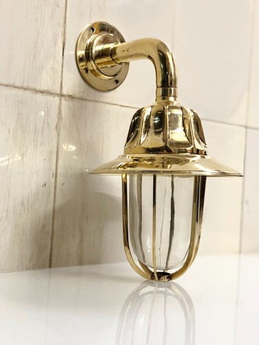 Messing wandleuchte schiff - messing,