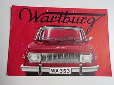Wartburg 353 . Prospekt. Werbung. DDR , IFA ,