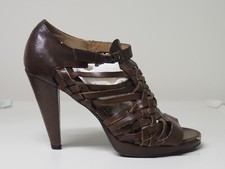 Sammler, High Heel Sandaletten, Größe 39,  braun, Absatz 10,5 cm