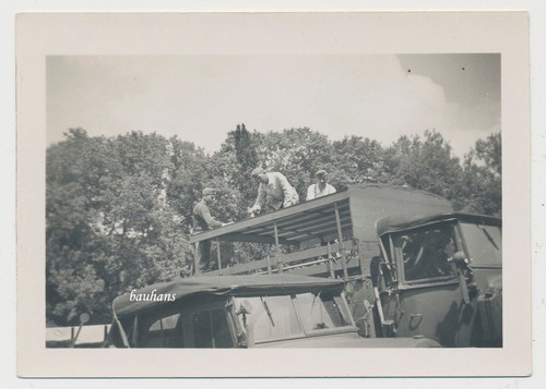 Foto soldaten lkw kfz 2 - lkw, 2.wk