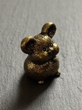 Cartoon Maus aus Messing |