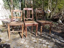 3 antike Stühle Wiener Geflecht Jugendstil