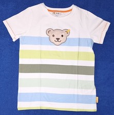? cooles T-Shirt, Gr. 116, Junge, Steiff, Bär, Quietsche, gestreift, NEU! ?