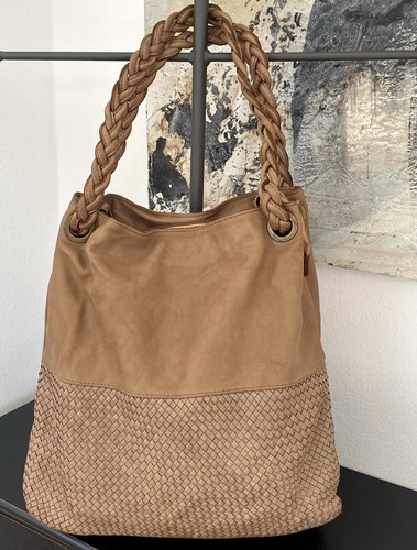 Ledertasche braun shopper - braun,