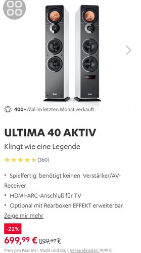 Teufel ultima aktiv - teufel, 40