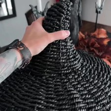 Handgestrickter Kürbis