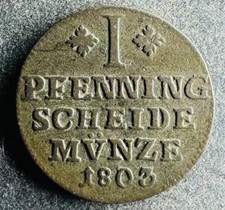 1 Pfenning 1803 MC