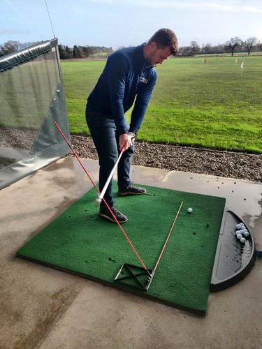 Golf schwung flugzeug - schwung,