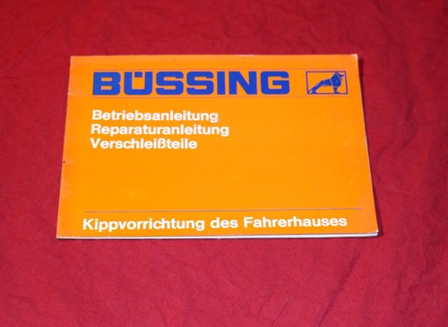 Betriebsanleitung büssing - betriebsanleitung,