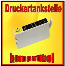 komp Patrone für EPSON STYLUS C64 C66 C84 C86 CX3650 ersetzt T0441 black schwarz
