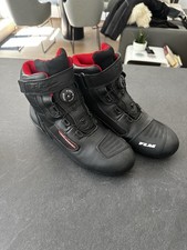 FLM Motorrad Stiefel / schwarz / Wie Neu / Schnellverschluss