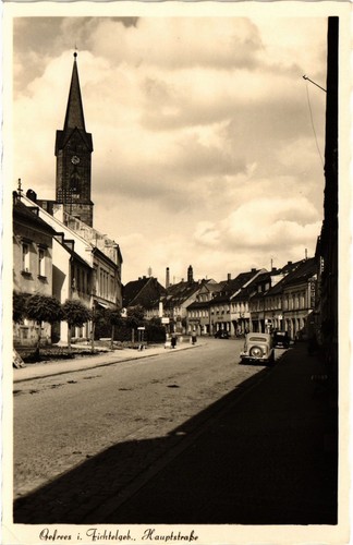 Cpa gefrees hauptstrasse - ak,