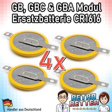 4x CR1616 Batterie +Lötfahne