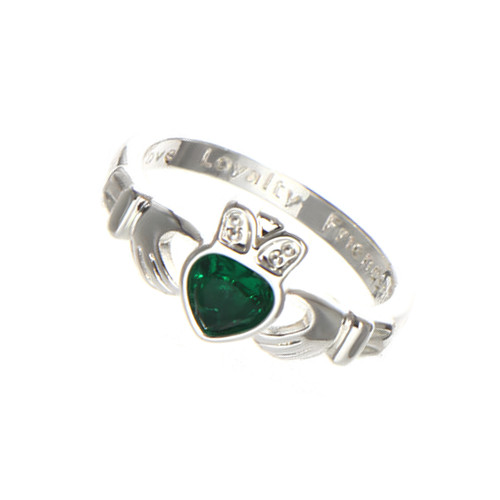 Gra silver plated claddagh - silver,