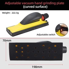 Schleifblock 70 x 198mm mit Absaugung KLETT Schleifklotz Schleifstein