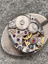 #1662 UHRWERK CERTINA 13-22 HANDAUFZUG MECHANISM MOVEMENT LÄUFT AN