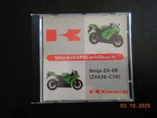 Werkstatthandbuch Kawasaki Ninja ZX6R, ZX636-C1H Reparaturanleitung auf  CD