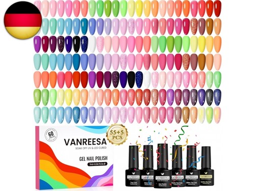 Vanreesa 60pcs nagellack - u, v