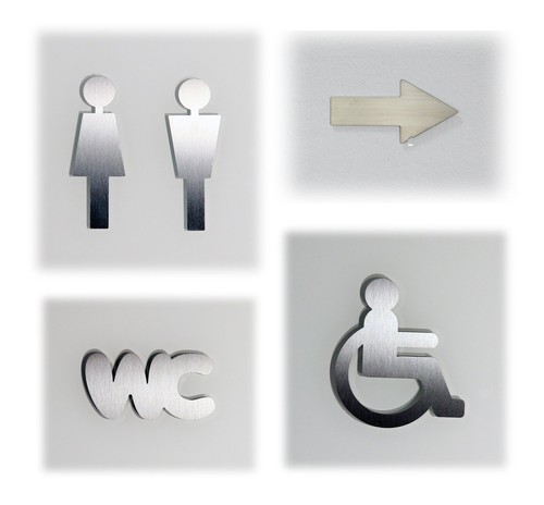 Schilder türschild set - wc-schilder, türschild-set