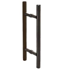 Glastürgriff schwarz Sauna