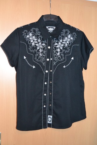 Westernbluse damen stars - westernbluse,