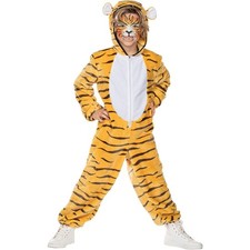 (B-Ware 3) Kinder Tiger Plüsch-Kostüm / Karneval Mott... 12303 Gr.116 (K-03) (W)
