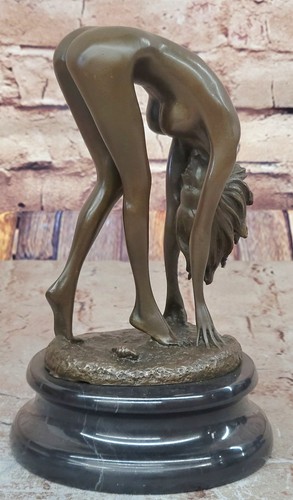 Bronze skulptur signiert - bronze,