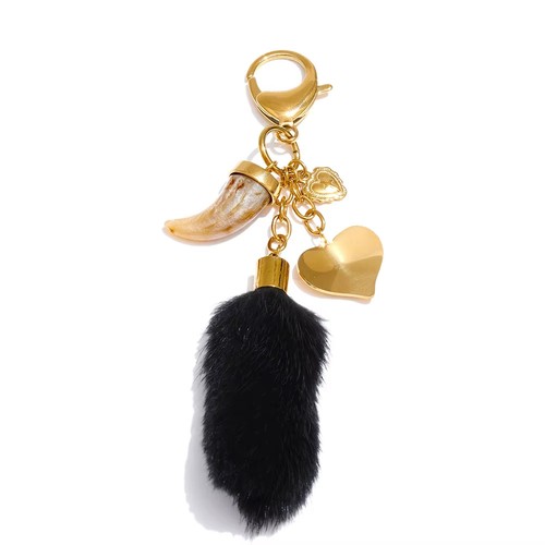Goldener edelstahl charm - edelstahl,