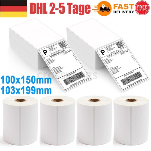 Thermo etiketten 100 150 mm - etiketten,