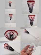 Josephinenhütte Überfang Römer Römerglas Rubinrot Höhe 35,2 cm