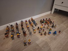 Playmobil ca. 70 Figuren Asterix Ritter Wikinger König Königin Barbaren Piraten