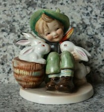 Hummel Figur Hum 58/0 "Hasenvater" FM 1 * Kronenmarke * Crown * alte Ausführung