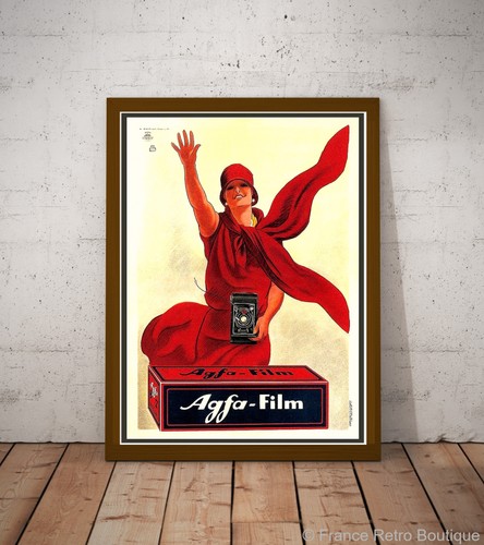 Agfa film vintage werbeplakat - film, vintage-werbeplakat