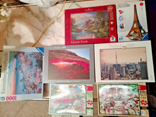 Top Puzzle-Set 7x (4x 1000), (3x3D) in OVP neu, ungeöffnet! Natur, City