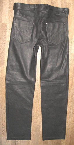 Louis herren lederjeans - -,