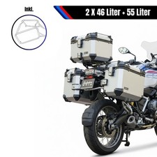 Alukofferset & Träger Silber