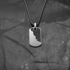 Half Design 10K Weißgold auf