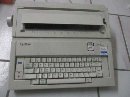 Brother 110 schreibmaschine - ax,