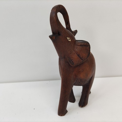 Antike holz elefant figur - elefant,